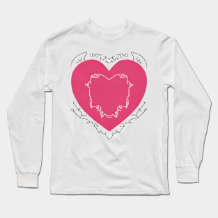 Pink Heart (Valentines Special) Long Sleeve T-Shirt